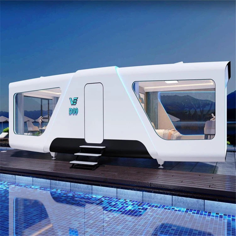 prefabricated outdoor space mobile capsule houses 3