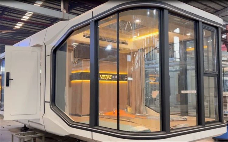 prefabricated outdoor space mobile capsule houses 7